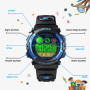 Montres Enfants garçons, Montre numérique Digitale 5 étanche 12/24H/chronomètre/EL colorée, électroniques Montres Bracelets garç