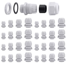 32 Pcs Presse-étoupes Etanche
