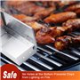 Acier Inoxydable Fumé Boîte, Boîte à fumoir pour Barbecue pour grillades au charbon de bois viandes et poissons, À toute épreuve