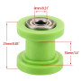 WOOSTAR 8mm Moto Rouleau de Chaîne Tendeur de Curseur Guide de Roue Remplacement pour Chinois 4 Roues VTT Quad Baja Doodlebug Di