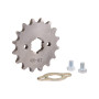 WOOSTAR Moto 420-16T Pignon Avant 17mm Remplacement pour 50cc 70cc 90cc 110cc 125cc Dirt Bike Pit Bike Mini Vélo ATV 4 Roues Cyc