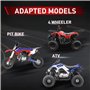 WOOSTAR Moto 420-16T Pignon Avant 17mm Remplacement pour 50cc 70cc 90cc 110cc 125cc Dirt Bike Pit Bike Mini Vélo ATV 4 Roues Cyc