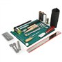 JasCherry 20 Pcs Kit Outillage Maroquinerie Outils de Couture en Cuir - Kit Artisanat du Cuir pour Piquer/Marquer/Travailler/Est