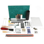 JasCherry 20 Pcs Kit Outillage Maroquinerie Outils de Couture en Cuir - Kit Artisanat du Cuir pour Piquer/Marquer/Travailler/Est