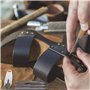 JasCherry 20 Pcs Kit Outillage Maroquinerie Outils de Couture en Cuir - Kit Artisanat du Cuir pour Piquer/Marquer/Travailler/Est