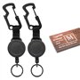 MNGARISTA Porte-badge avec bobine rétractable
