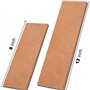 LAVODA Lèvre d'affûtage en cuir 7,6 x 30,5 cm pour aiguiser les couteaux avec composé de polissage double face pour aiguiser les