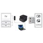 Rybozen Carte de Capture Vidéo Grabber Transfère Le Format TV Hi8 VHS vers DVD,Scart vers USB,Enregistreur Audio et vidéo pour W