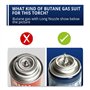 Sondiko Chalumeau de Cuisine S901, Briquet Rechargeable avec Verrouillage de Sécurité et Flamme Réglable pour le Bricolage, la C