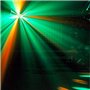 Lyre Led, RGBW disco eclairage soiree,100-240V 7 Canaux, Vocale commande/Contrôle automatique/Réglage de la vitesse/Flash strobo