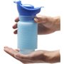 WIKEA Urinoir Portable d'urgence, Pot d'urine rétractable et réutilisable avec Couvercle et Tube pour Femmes, Hommes et Enfants 