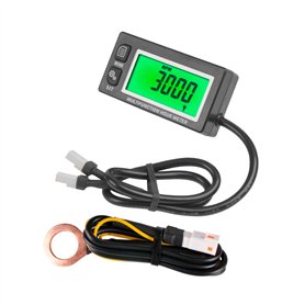 Runleader RL-HM028A Tachymètre inductif étanche avec compteur horaire Thermomètre Affichage rétro-éclairé pour tous les moteurs