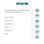 Runleader RL-HM028A Tachymètre inductif étanche avec compteur horaire Thermomètre Affichage rétro-éclairé pour tous les moteurs 