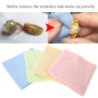 Chiffon de nettoyage, 50 pcs bijoux chiffon de nettoyage bijoux chiffon de nettoyage en microfibre chiffon de polissage pour ess
