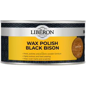 Liberon bbpwdo500 500 ml Bison Pâte cire – Chêne foncé