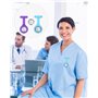 Lot de 10 peignes anti-poux double face pour le toilettage et le retrait des pellicules ou des poux.