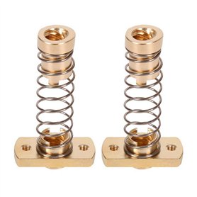 Lot de 2 écrous à ressort CR10 à axe Z T8 anti-retour en laiton pour éliminer les écarts