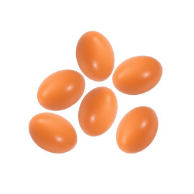 Œufs de Poule Faux Oeufs de Poule Lot de Faux œufs en Bois pour Aider à pondre des Poules - Outil agricole - Mannequin de nid de
