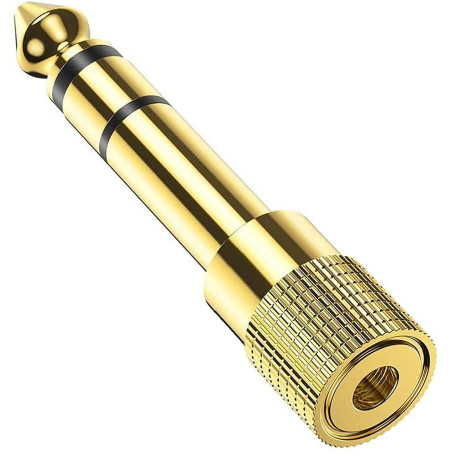 Adaptateur Jack 6.35mm Mâle vers 3.5mm Femelle