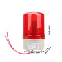 220V LED Avertissement Feux Acousto-Optic Alarme Rotatif Lumière LED Strobe Rouge
