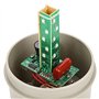 220V LED Avertissement Feux Acousto-Optic Alarme Rotatif Lumière LED Strobe Rouge