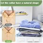 YBCCBY 100PCS Support de Col de Chemise Baleine Chemise Collier Anti-déformation Autocollant de Soutien pour Col de Chemise Supp