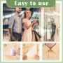 YBCCBY 100PCS Support de Col de Chemise Baleine Chemise Collier Anti-déformation Autocollant de Soutien pour Col de Chemise Supp