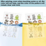 YBCCBY 40PCS Papier Autocollant Transparent 210*297mm Papier Autocollant Imprimante Papier Autocollant Jet d'Encre A4 Vinyle Imp