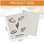 YBCCBY Lot de 4 Sac à Pain Réutilisable 40*30CM Sacs à Pain en Lin avec Cordon de Serrage Sac A Pain Tissu Sac à Pain Conservati