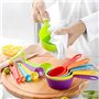 12 Pièces Tasses à Mesurer en Plastique Cuisine pour Mesurer Sec et Ingrédients Liquides