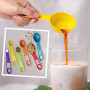 EigPluy Cuillères Doseuses,12 Pièces Tasses à Mesurer en Plastique Cuisine pour Mesurer Sec et Ingrédients Liquides