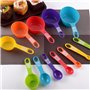 EigPluy Cuillères Doseuses,12 Pièces Tasses à Mesurer en Plastique Cuisine pour Mesurer Sec et Ingrédients Liquides