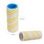 4 Pièces Brosse en Microfibre Rouleaux de Rechange Ensemble d'accessoires pour Nettoyeur de Sol Karcher FC3 FC3D FC5 FC7