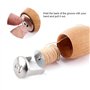 Kit Couture pour le Cuir 11 pcs, Avec En Cuir Fil Ciré,5 Couleur 55 Verges 150D En Cuir À Coudre Fil Ciré Cordon, Tournevis, Ens