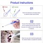 Houdao Lance Pilule Chat Distributeur de pillules pour Chat avec Pointe Souple de sécurité réutilisable Plastique seringue medic