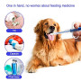 Houdao Lance Pilule Chat Distributeur de pillules pour Chat avec Pointe Souple de sécurité réutilisable Plastique seringue medic