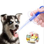 Houdao Lance Pilule Chat Distributeur de pillules pour Chat avec Pointe Souple de sécurité réutilisable Plastique seringue medic