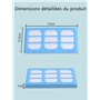 Filtre Fontaine Eau Chat, Filtre pour Fontaine Animalière pour Chats, Filtre pour Fontaine à Eau pour Dogs Pet,Cartouches Filtra