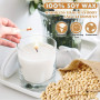 JBEIY 2kg Premium Cire de Soja Naturelle