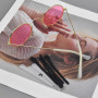 4 paires Silicone Lunettes Embouts Extrémités Antidérapants Noir et Blanc Confortable Souple Jambes de Lunettes en Métal en Sili