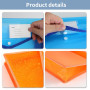 Ensemble de 6 chemises et pochette document plastique A4 : Extensibles, imperméables, transparentes. Idéales pour organisation, 
