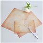 60 papier parchemin, papier a lettre, papier calligraphie 100g 287mm x 211mm - Convient pour les imprimantes jet d'encre, laser 