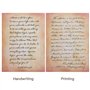 60 papier parchemin, papier a lettre, papier calligraphie 100g 287mm x 211mm - Convient pour les imprimantes jet d'encre, laser 
