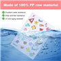 Pack de 20 feuilles A4 de papier autocollant à imprimer - papier autocollant imprimante pour imprimantes jet d'encre et laser, f