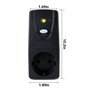 MeetUs Disjoncteur différentiel FI 10 mA 220-250 V 16A Pour appareils ménagers et outils, Noir