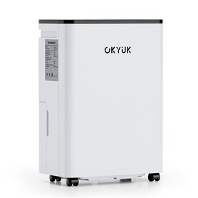 Déshumidificateur électrique 12L avec affichage numérique de l'humidité