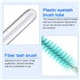 QINERSAW 40PCS Tube Mascara Vide, Diamant Tube De Cils Mascara Baguette Tube Vide Mascara Tubes Avec Cils Baguette Maquillage Br