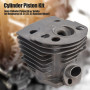 Ensemble de Piston de Cylindre 46MM avec Kit de Joints pour Moteur Nikqil 50,51,55 Rancher Nikasil Kit de Montage pour Moteur à 