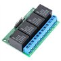 Module de Relais Autobloquant Bistable 5V 4 Canaux Module Relais à Verrouillage Automatique Bistable pour Contrôle des Moteurs à
