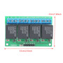 Module de Relais Autobloquant Bistable 5V 4 Canaux Module Relais à Verrouillage Automatique Bistable pour Contrôle des Moteurs à